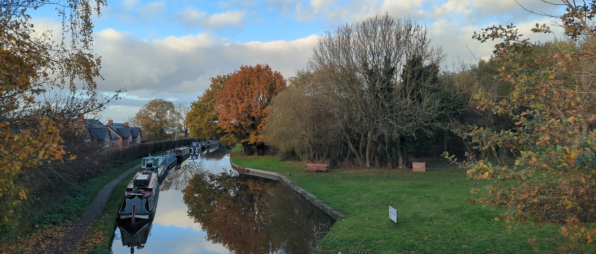 View of Adlington Canal from Bridge 24