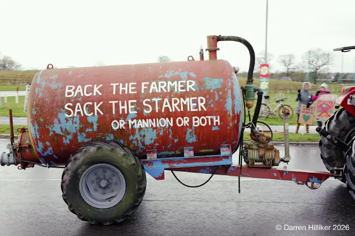 Protest on the roundabout