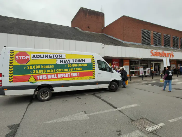 Stop Adlington New Town in Wilmslow