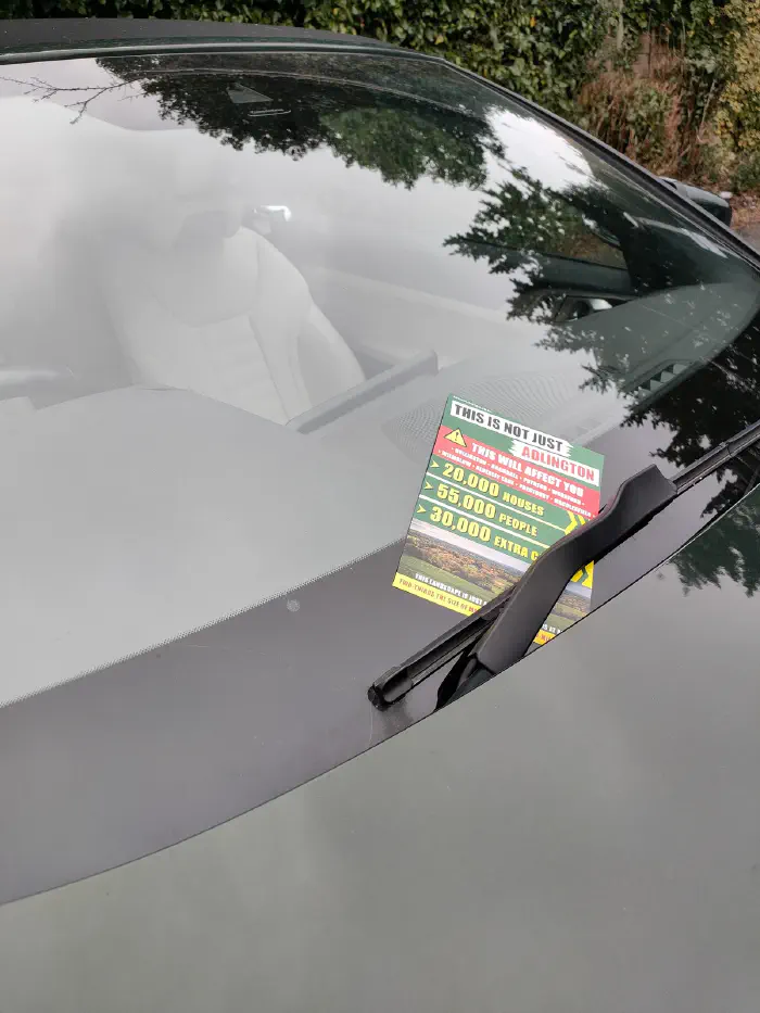 Stop Adlington New Town in Woodford