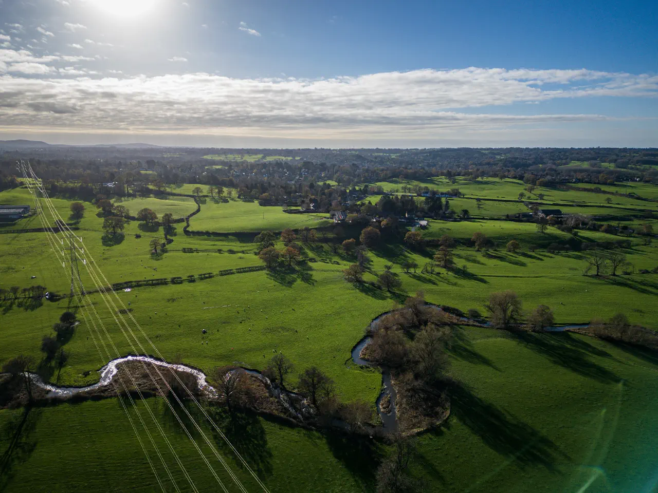 Drone photo of Adlington