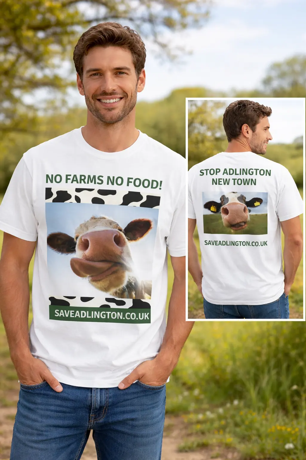 Model weaing the T-Shirt