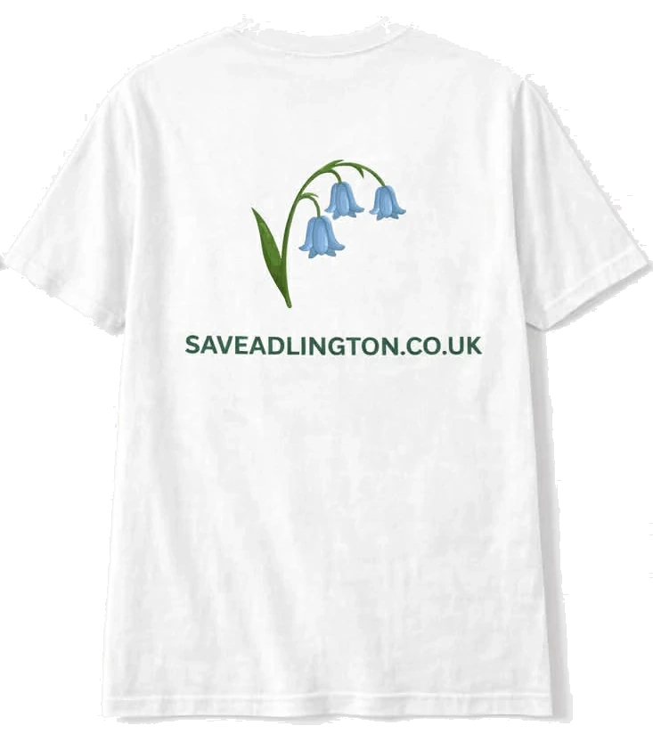 Protect our nature T-Shirt featuring bluebells