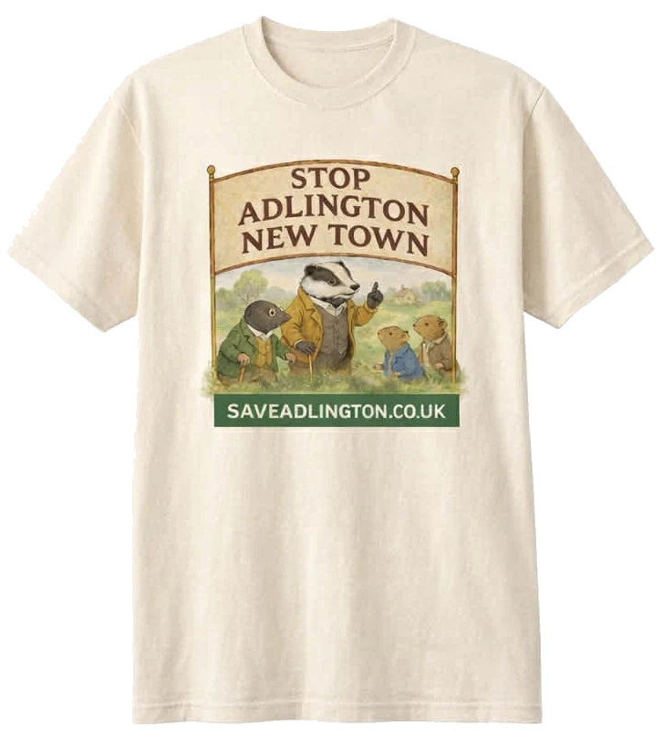 Stop Adlington New Town T-Shirt featuring Wind in the Willows