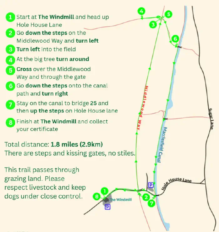 Map of the Wildlife Trail